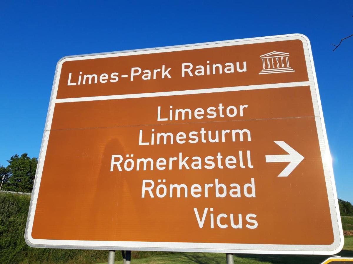 Limes Apartment -Uebernachten Am Limes- Rainau Εξωτερικό φωτογραφία