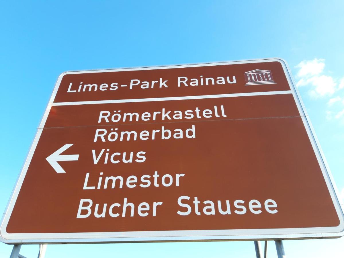 Limes Apartment -Uebernachten Am Limes- Rainau Εξωτερικό φωτογραφία